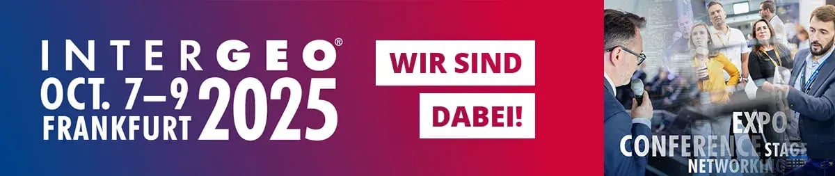 Besuchen Sie uns auf der INTERGEO 2025 Frankfurt