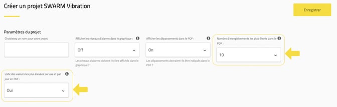 Honeycomb Fonctions : relevés des pics de vibration 1