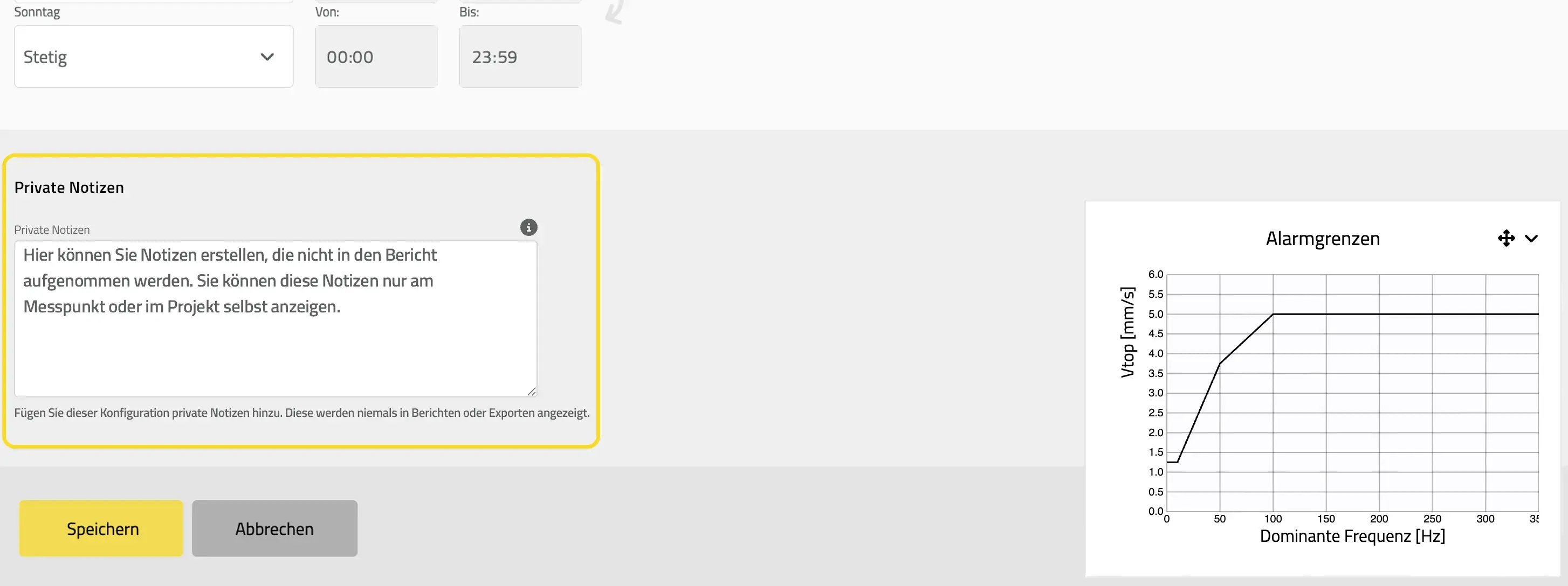 Eine neue Honeycomb-Funktion: Messpunktnotizen