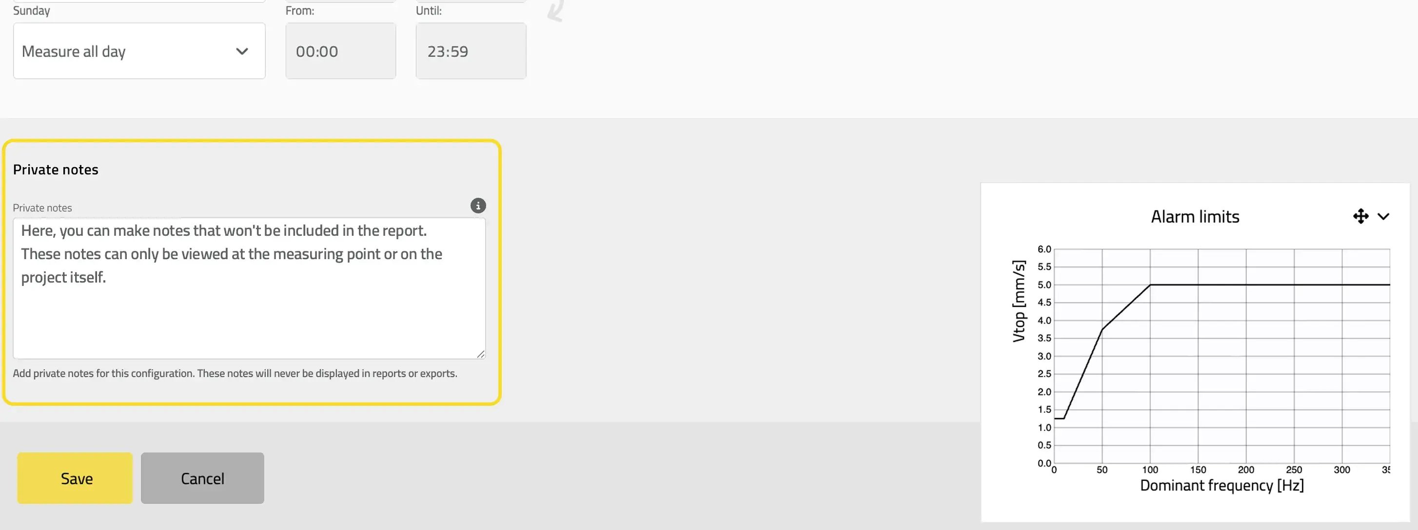 A new Honeycomb feature: measuring point notes