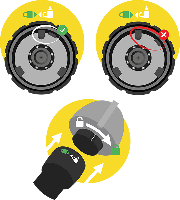 2. Connect cable to SWARM