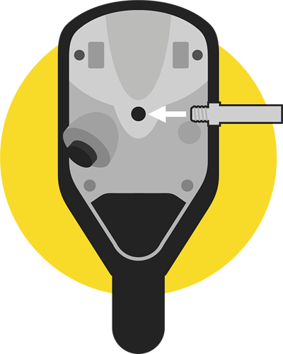 SWARM Sound installation option A: Screw mount