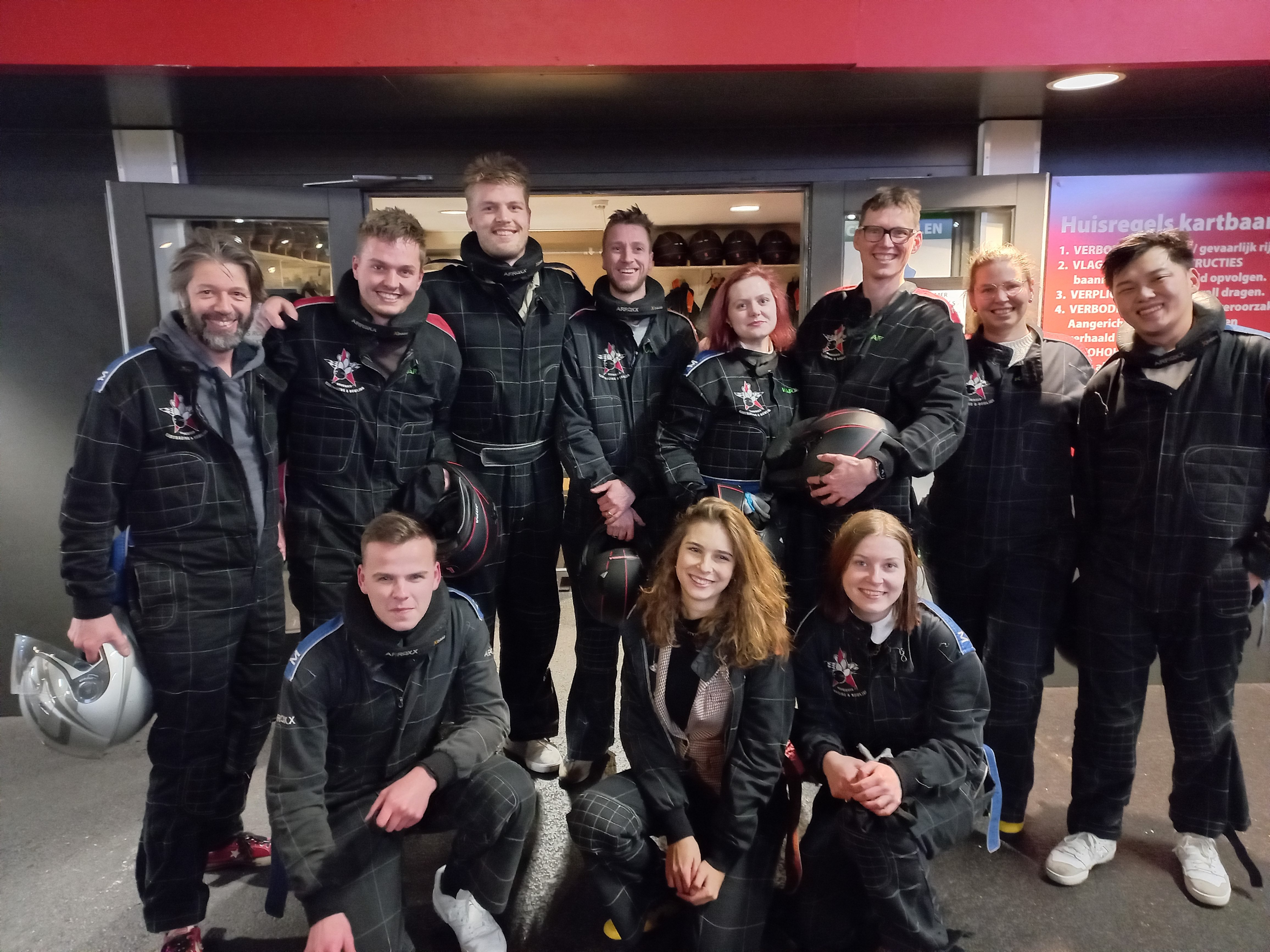 Go-karting team activity