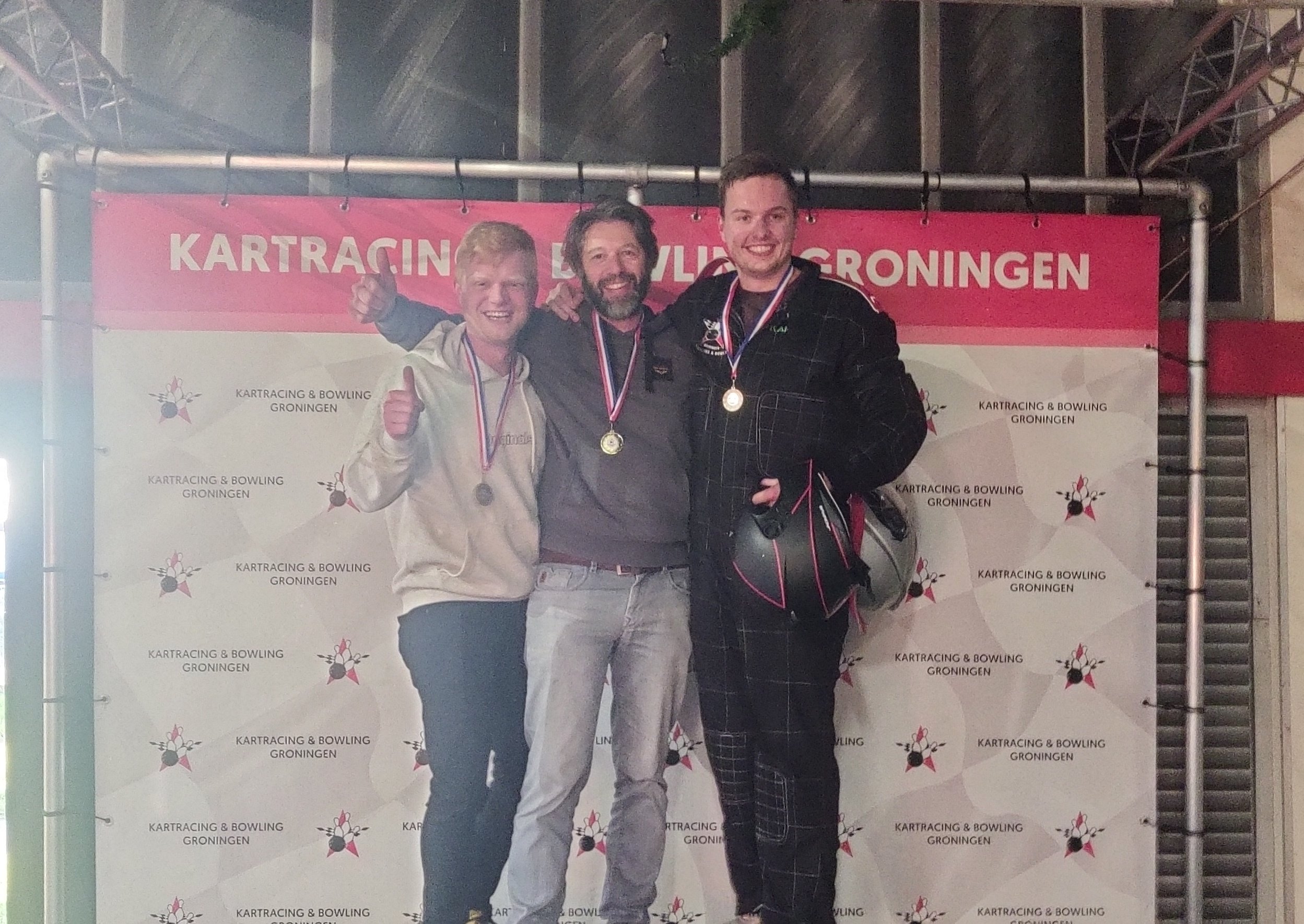 Go-karting winners
