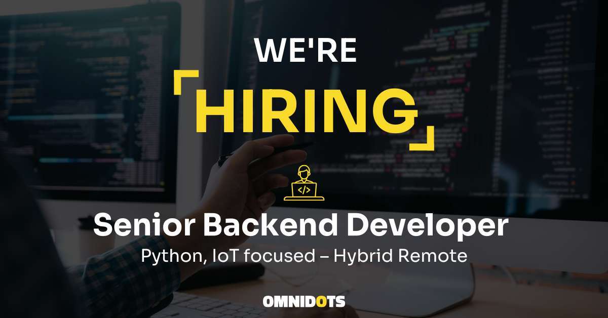 Omnidots is looking for a Senior Backend Developer