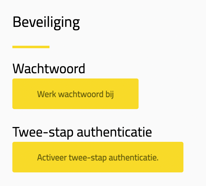 TFA 2: twee-factor-authenticatie activeren