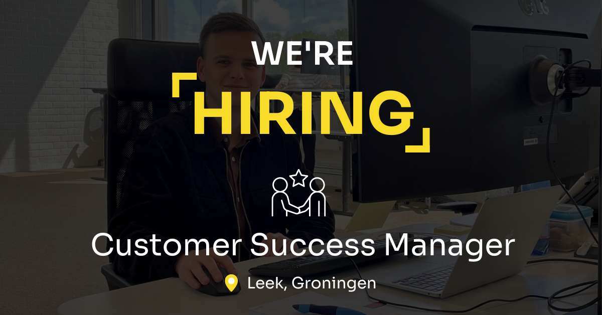 Vacature, wij zijn op zoek naar een Customer Success Manager